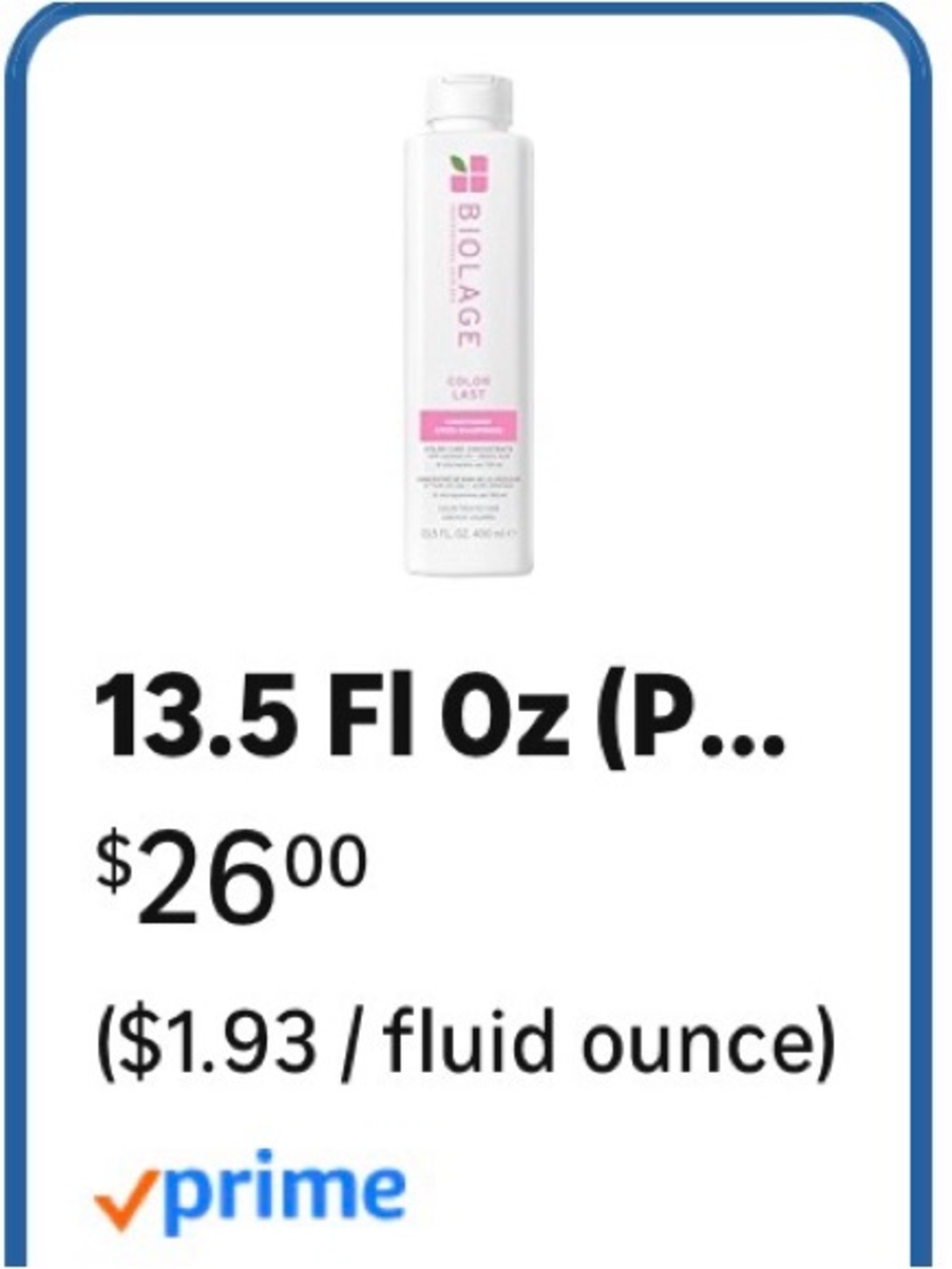 Biolage Color Last Conditioner - 13.5 oz - Picture 3 of 3